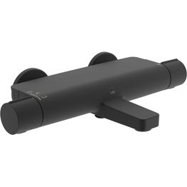 Termostaattihana Oras Optima Style 7140GN-33, juoksuputkella, mattamusta