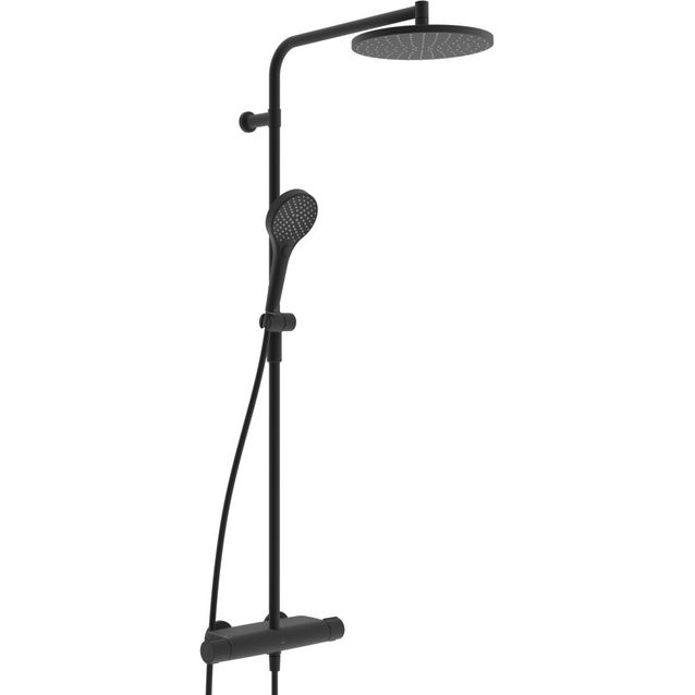 Sadesuihkusetti Oras Style 7192N-33, termostaattihanalla, mattamusta