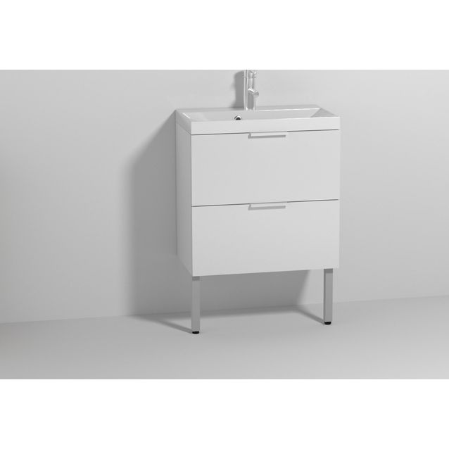 Kylpyhuoneryhmä Otsoson Aalto 600, mattavalkoinen