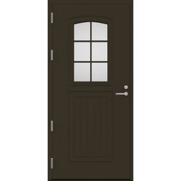 Ulko-ovi Oulux Juolukka karmi 115 mm RR32 tummanruskea crepilasi