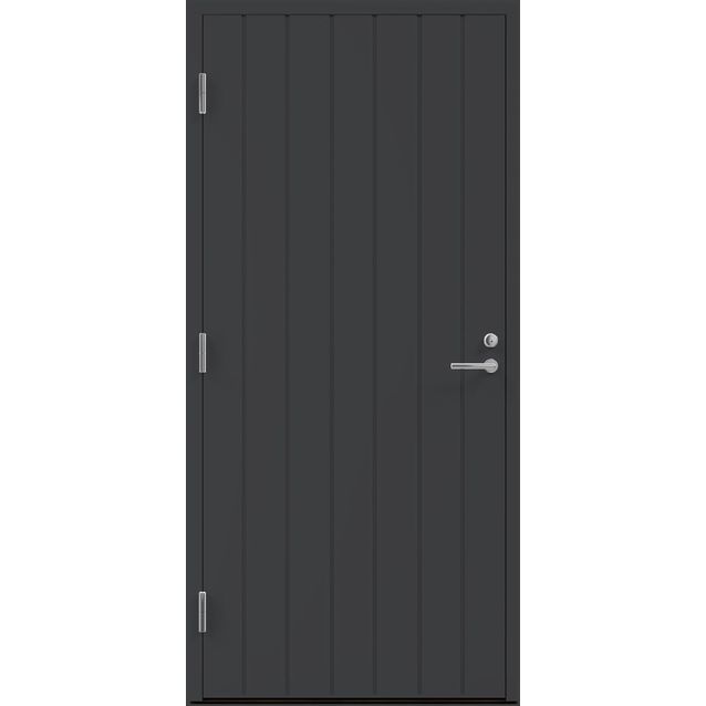 Varaston ovi Oulux VO2 karmi 92 mm RR23 tummanharmaa