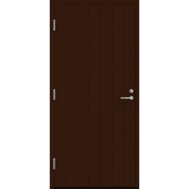 Varaston ovi Oulux VO2 karmi 92 mm RR32 tummanruskea