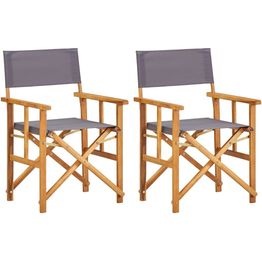 Ohjaajantuolit 2 kpl täysi akaasiapuu