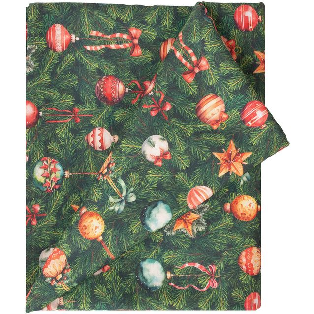 Table mat CHRISTMAS NEW 136x220cm, Christmas decorations on the tree