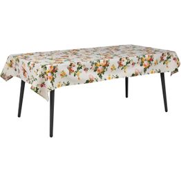 Pöytäliina Home4You HOLLY 136x220 cm, vaalea ruusukuosi, vaaleanpunainen