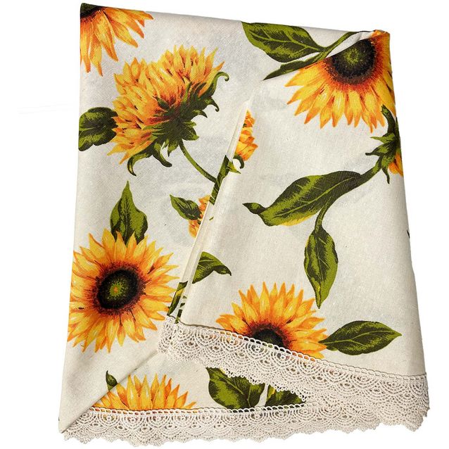 Table mat LONETA NEW D170cm, sunflowers