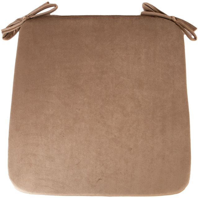 Chair pad VELVET 39x39cm, golden beige