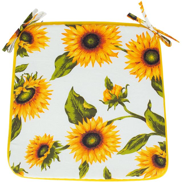 Chair pad LONETA NEW 39x39cm, sunflowers