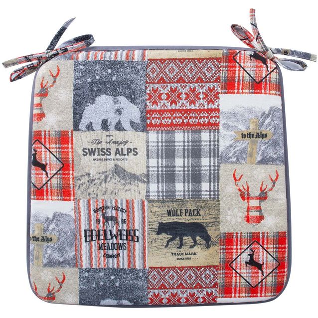 Cushion for chair WINTER 39x39cm, winter and animals