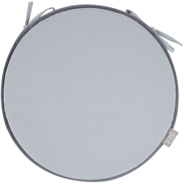 Cushion MY COTTON for chair D39cm, light grey