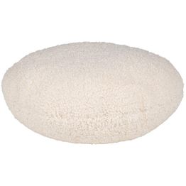 Koristetyyny Home4You LARRY pyöreä, Ø40x16 cm, luonnonvalkoinen