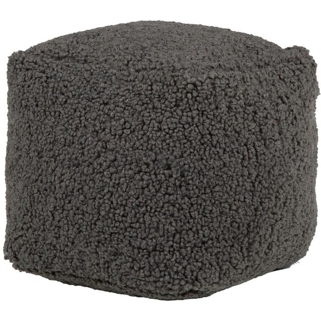 Pillow LARRY cube, 25x25x25cm, grey