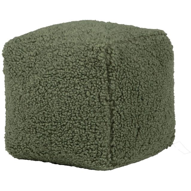 Pillow LARRY cube, 25x25x25cm, green