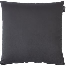 Koristetyyny sametti Home4You NEW 50x50 cm, vetoketjulla, harmaa