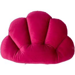Koristetyyny Home4You SHELL 60x40 cm, tumma vaaleanpunainen