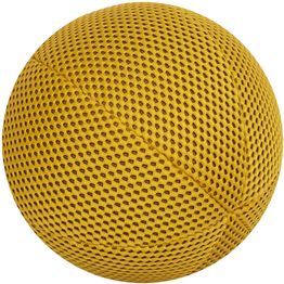 Koristetyyny Home4You BALL Ø25 cm, kulta, keltainen