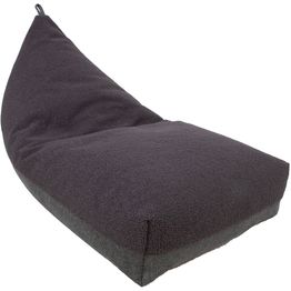 Säkkituoli Home4You LAMB BAG 130x80x20/70 cm, tummanharmaa