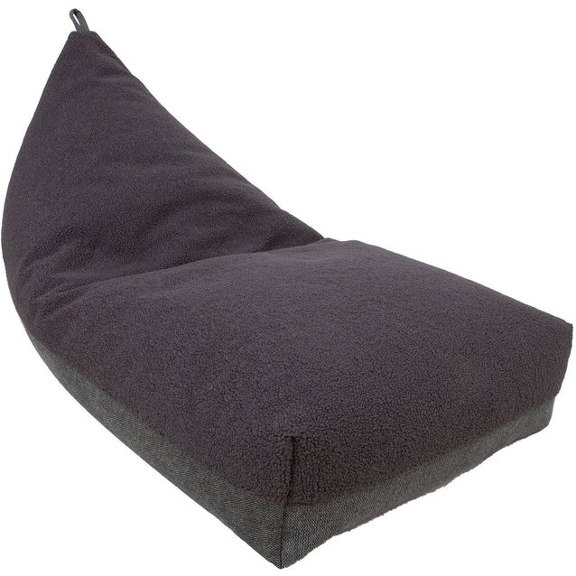 Bean bag LAMB BAG 130x80x20/70cm, dark grey