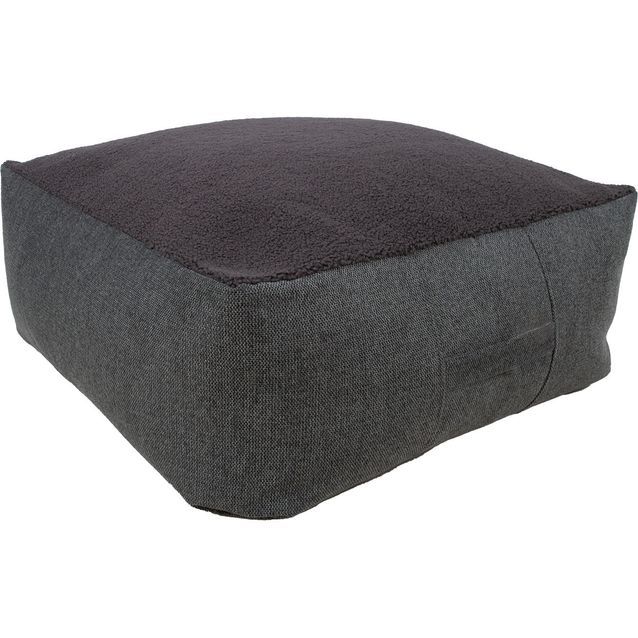 Stool LAMB BAG 80x80xH30cm, dark grey