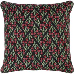 Koristetyyny Home4You HOLLY 45x45 cm, tumma kansanperinnekuosi, monivärinen