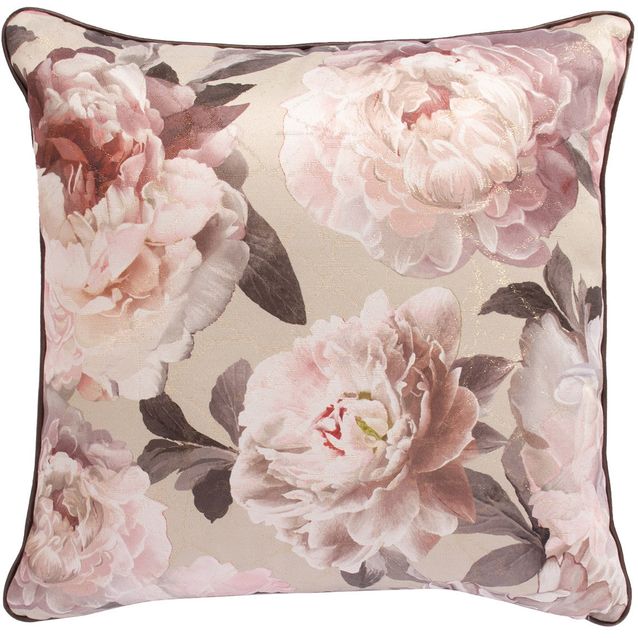 Pillow HOLLY 45x45cm, pink peonies