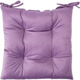 Tuolin pehmuste sametti Home4You 2,40x40 cm, violetti