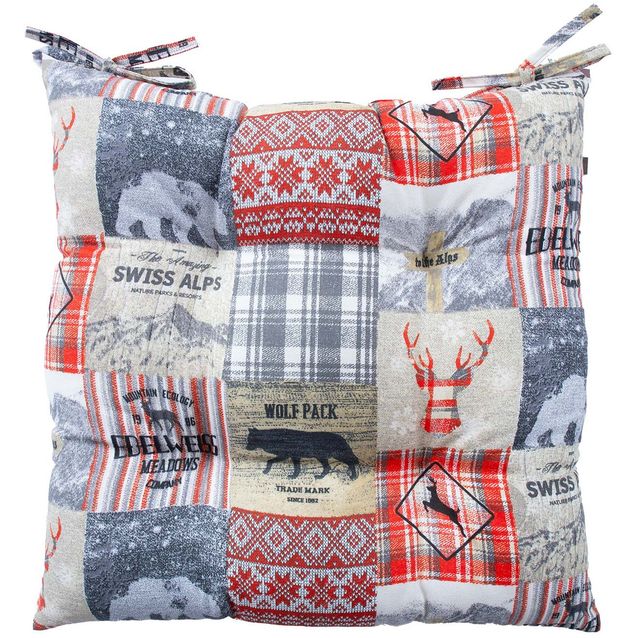 Cushion for chair WINTER 40x40cm, winter and animals