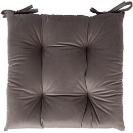 Tuolin pehmuste sametti Home4You NEW 40x40 cm, taupe, beige
