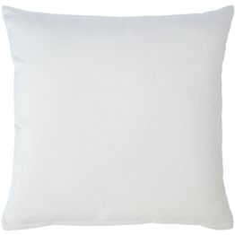 Koristetyyny sametti Home4You 2,45x45 cm, luonnonvalkoinen