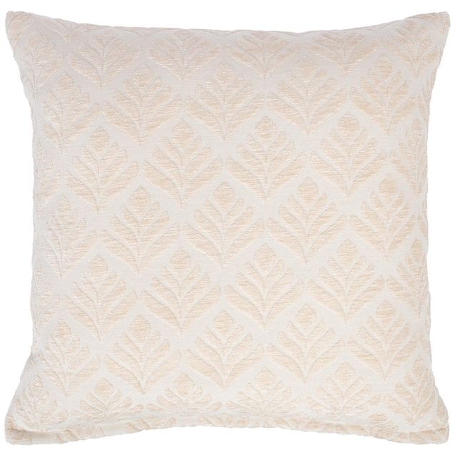 Pillow TEDDY 45x45cm, white floral motif