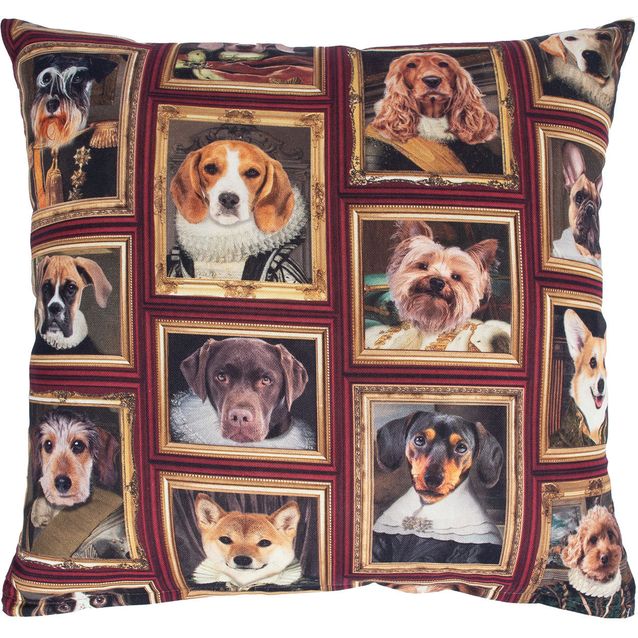 Pillow HOLLY 45x45cm, dogs in a frame