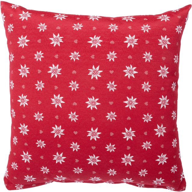 Pillow HOLLY 45x45cm, red Edelweiss