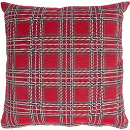 Koristetyyny Home4You HOLLY 45x45 cm, punainen neliö
