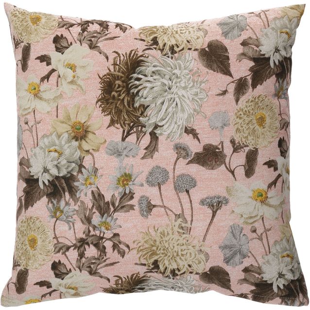 Pillow LONETA NEW 45x45cm, pink chrysanthemum