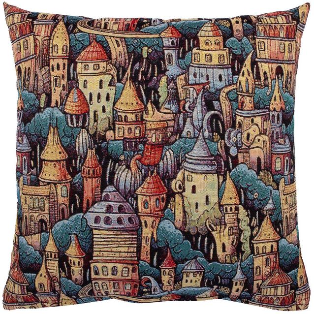 Pillow HOLLY 45x45cm, fantasy city