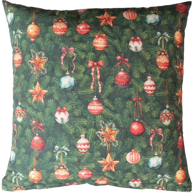 Pillow CHRISTMAS NEW 45x45cm, Christmas decorations on the tree