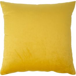 Koristetyyny sametti Home4You 2,45x45 cm, keltainen