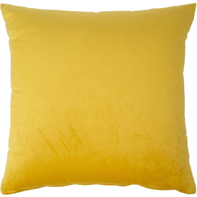 Pillow VELVET 2, 45x45cm, yellow