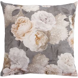 Tyyny Home4You HOLLY 45x45 cm, harmaat kukat