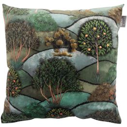 Koristetyyny Home4You HOLLY 45x45 cm, metsä, vihreä