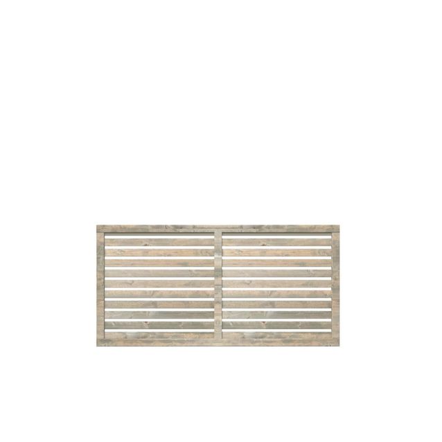 Aitaelementti Palmako Nina4 GYVPI 1800x900mm painekyllästetty harmaa, 5kpl/pkt