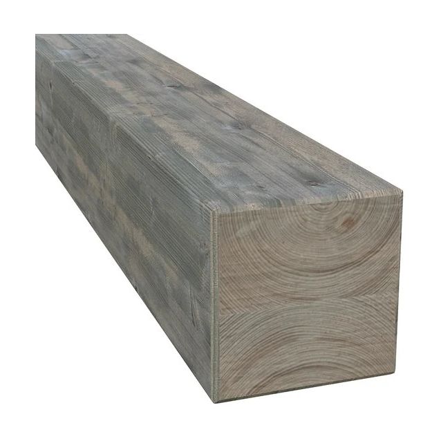 Liimapuutolppa Palmako 90x90x1000 mm painekyllästetty harmaa 5 kpl/pkt