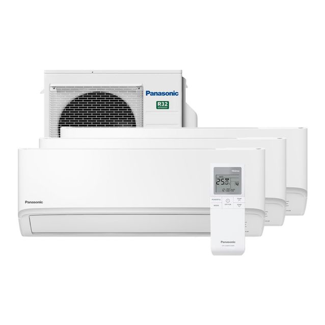 Ilmalämpöpumppu Panasonic Multisplit Z Series CU-3Z68TBE/CS-TZ25ZKEW 