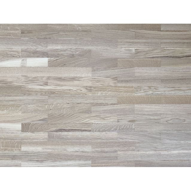 Lautaparketti Forte Tammi, 4-sauva, 14,3mm, valkoinen mattalakattu