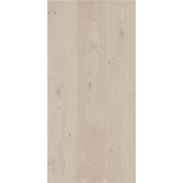 Lautaparketti Baltic Wood Tammi Simple Rustic, 1-sauva, 13,3mm, valkoinen mattalakattu