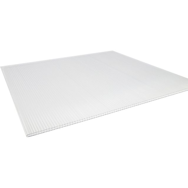 PC-kennolevy Keraplast, 6x2100mm, kirkas UV1, määrämittainen