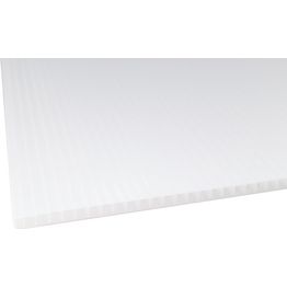 PC-kennolevy Keraplast, 10x2100mm, opaali UV1, määrämittainen