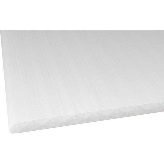 PC-kennolevy Keraplast, 16x2100mm, opaali UV1, määrämittainen