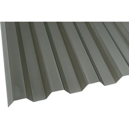 Valokate Keraplast PC Sun trapetsilevy, 1,0x1040x5000mm, savunharmaa