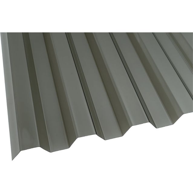 Valokate Keraplast PC Sun trapetsilevy, 1,0x1040x5000mm, savunharmaa